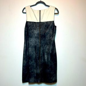 CYNTHIA ROWLEY - Black & White Sleeveless Dress - Perfect for work or drinks
